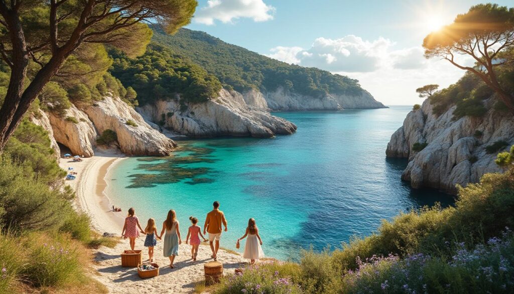 découvrez la crique de l'angle à balaruc-le-vieux, un endroit idéal pour une balade en famille au cœur de la nature, entre détente et paysages pittoresques.