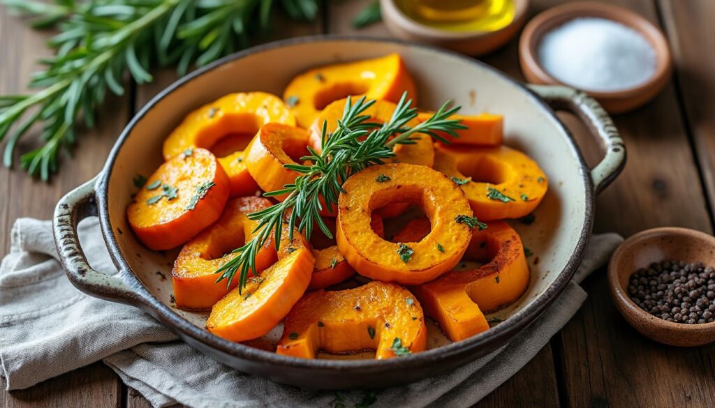 découvrez une recette facile et savoureuse d'accompagnement de butternut au four, parfaite pour sublimer vos repas avec une touche gourmande et saine.