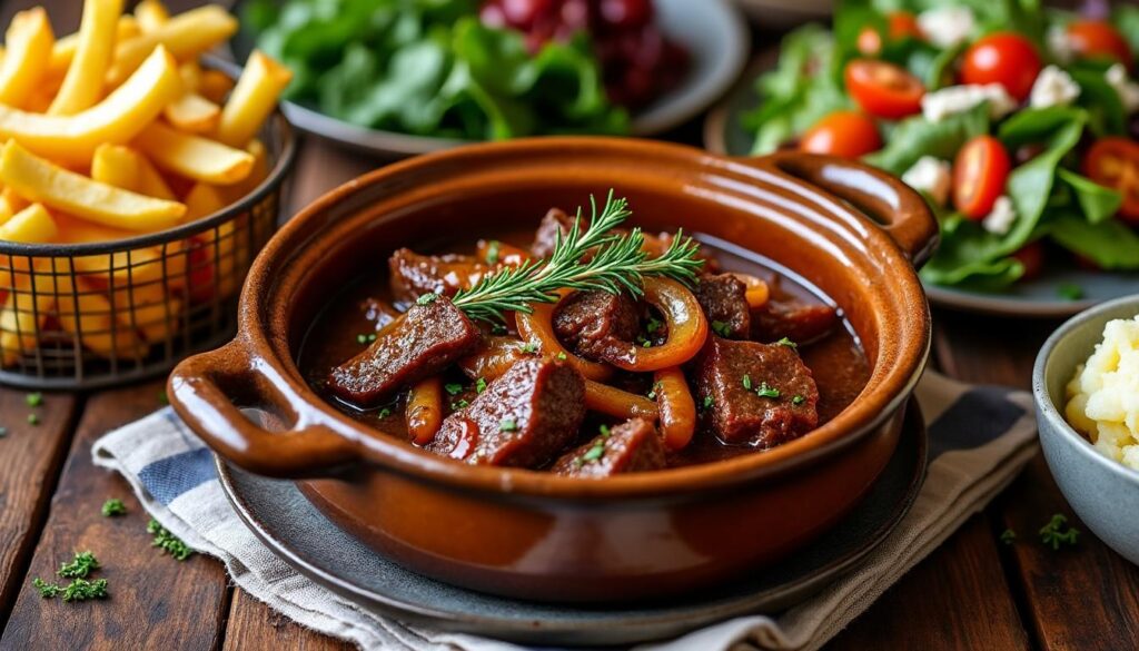 découvrez des idées simples et savoureuses pour accompagner votre carbonade flamande et sublimer ce plat traditionnel belge.