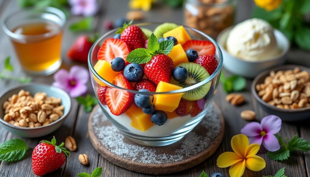 découvrez des idées simples et gourmandes pour accompagner votre salade de fruits et sublimer ce dessert frais et léger.