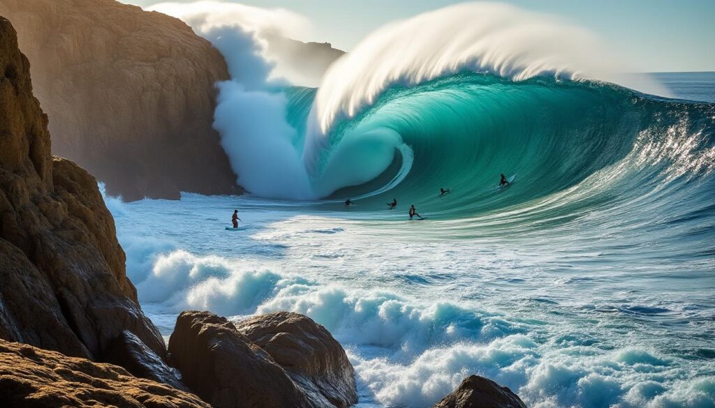 découvrez nazaré au portugal, destination emblématique pour les plages magnifiques et le surf de grosses vagues. guide complet pour préparer votre aventure entre sensations fortes et paysages paradisiaques.