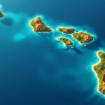 découvrez la carte du monde d'hawaï avec la localisation précise des îles, leurs caractéristiques principales et des informations clés pour mieux connaître cet archipel unique.