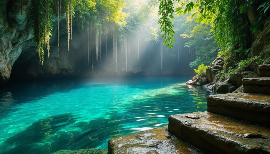 découvrez notre guide complet sur les cenotes, ces magnifiques piscines naturelles du mexique, pour planifier votre visite et explorer ces merveilles naturelles uniques.