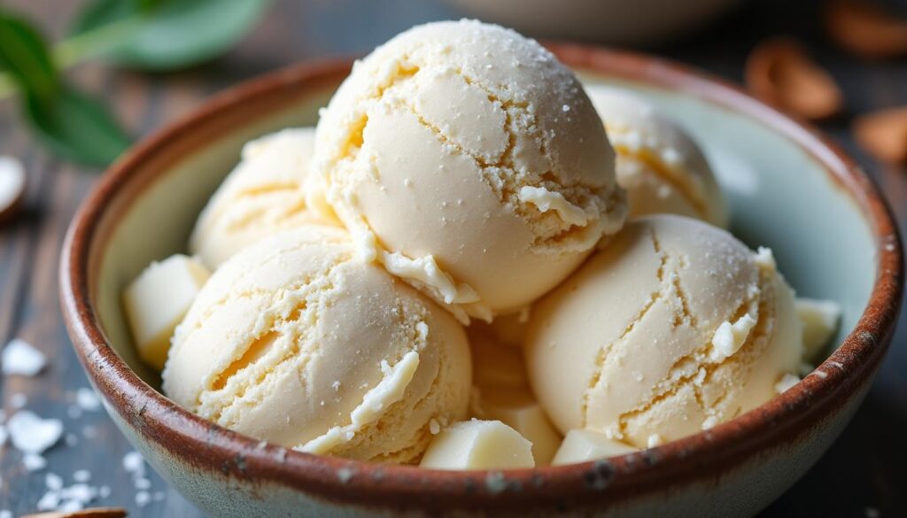 découvrez notre recette facile et onctueuse de glace coco maison à la noix de coco, pour un dessert rafraîchissant et gourmand à préparer en un rien de temps.