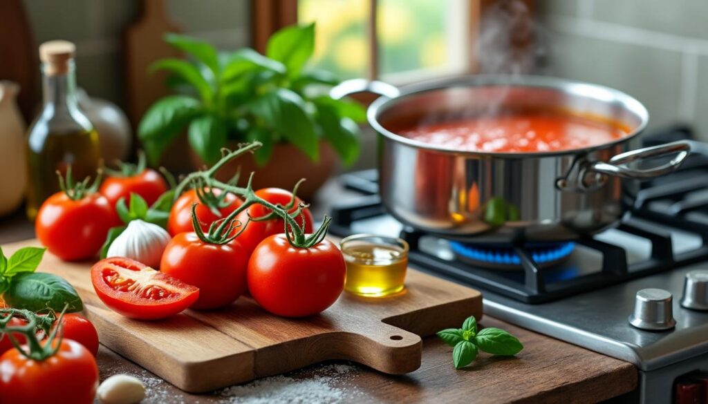 découvrez notre recette facile et rapide de sauce tomate maison, parfaite pour sublimer tous vos plats avec une saveur authentique et gourmande.