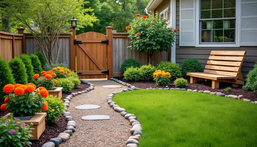 découvrez 10 idées faciles et économiques pour aménager l'espace devant votre maison sans vous ruiner.