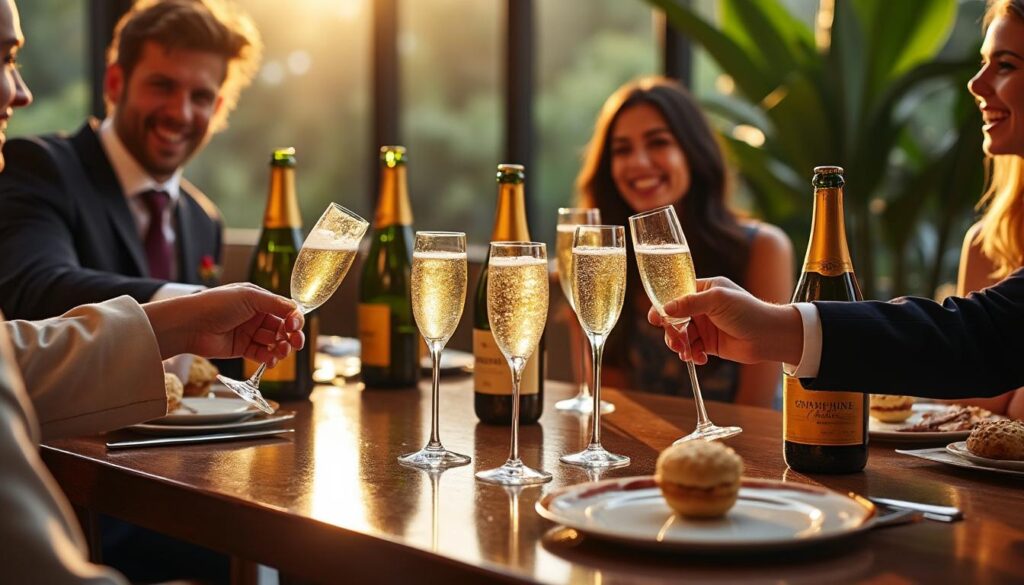 découvrez combien de personnes peuvent partager une bouteille de champagne avec notre guide pratique, pour réussir vos fêtes et moments conviviaux.