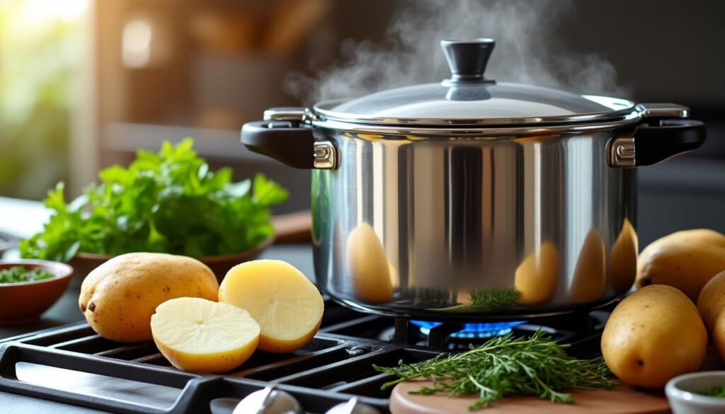 découvrez comment cuire rapidement vos pommes de terre à la cocotte minute avec nos conseils pratiques et le temps de cuisson idéal pour un résultat parfait.