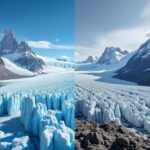 découvrez les images saisissantes du recul spectaculaire de la mer de glace avant et après, témoignage poignant des effets du changement climatique sur ce glacier emblématique.