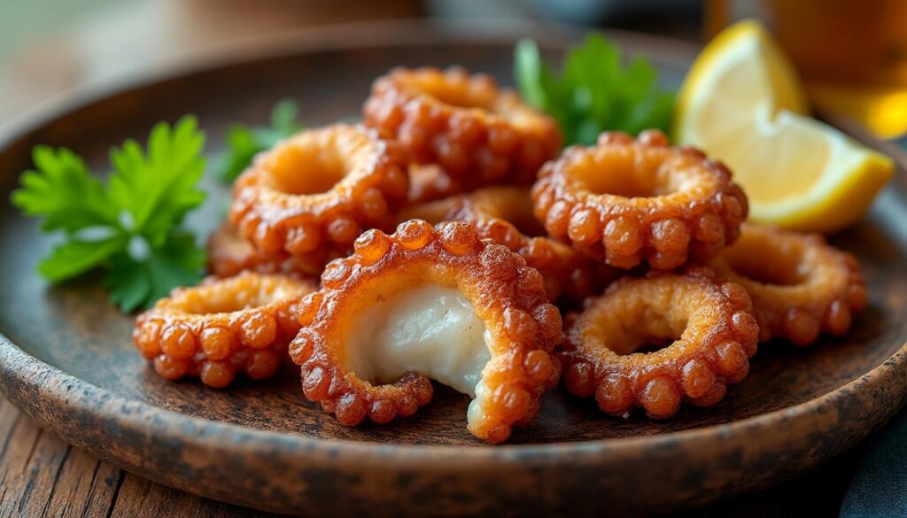 découvrez une recette simple et rapide pour préparer un poulpe frit croustillant, parfait pour régaler vos papilles avec une texture délicieusement dorée.