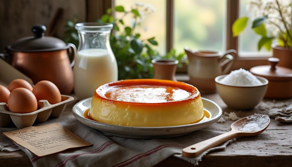 découvrez la recette facile et authentique du flan aux œufs de nos grand-mères, un dessert traditionnel et savoureux à réaliser chez vous en toute simplicité.