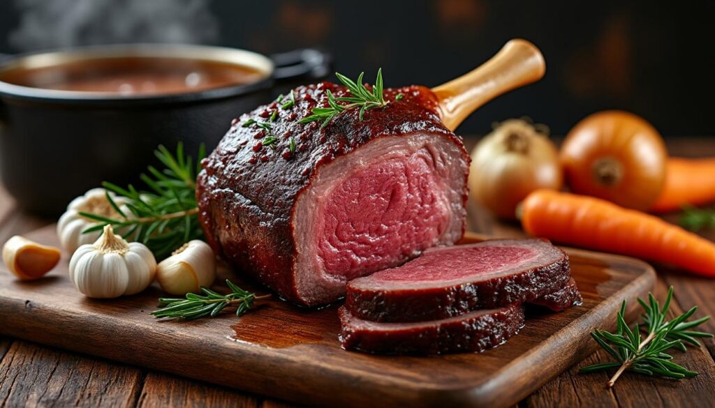 découvrez notre recette de jarret de bœuf fondant avec des conseils de cuisson et des astuces simples pour réussir ce plat savoureux à coup sûr.