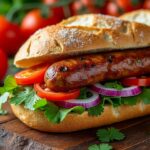 découvrez notre recette simple et savoureuse pour préparer un sandwich merguez maison, parfait pour un repas rapide et gourmand.