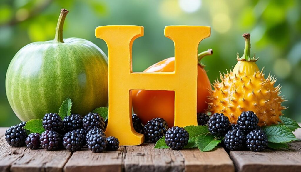 découvrez notre liste complète des fruits commençant par la lettre h, accompagnée de leurs caractéristiques principales pour mieux les connaître.
