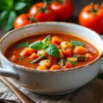 découvrez notre recette facile et rapide de minestrone, la soupe italienne traditionnelle riche en légumes et saveurs authentiques, parfaite pour un repas sain et réconfortant.