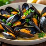 découvrez notre recette facile et rapide de moules à la crème au vin blanc, un plat savoureux et élégant à préparer en quelques minutes.