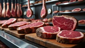 découvrez la viande maturée : sa définition, les techniques d'affinage et les saveurs uniques qui révèlent toute sa finesse et son caractère.