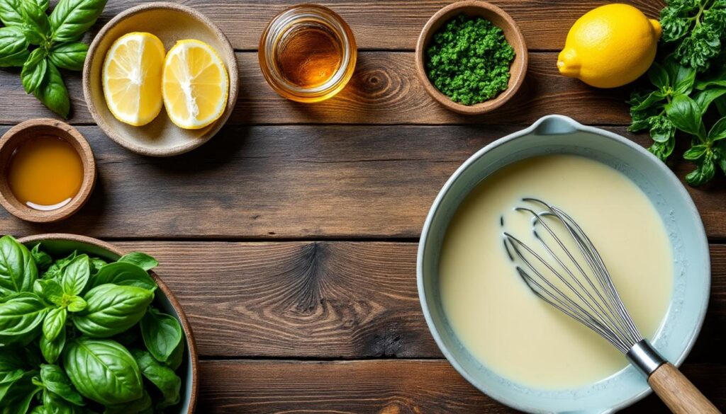 découvrez des recettes simples de vinaigrettes sans vinaigre, utilisant des alternatives naturelles pour des sauces savoureuses et originales.