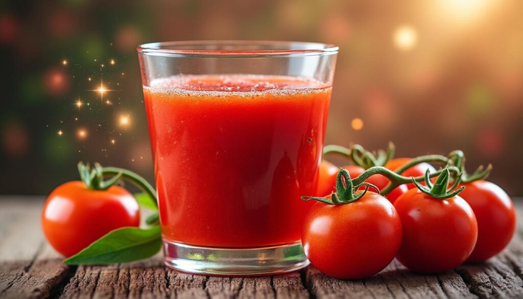 découvrez les bienfaits du jus de tomates riche en vitamines et antioxydants pour renforcer votre santé au quotidien.