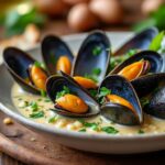 découvrez une recette facile de moules à la crème au vin blanc et échalotes, parfaite pour un repas savoureux et rapide à préparer.