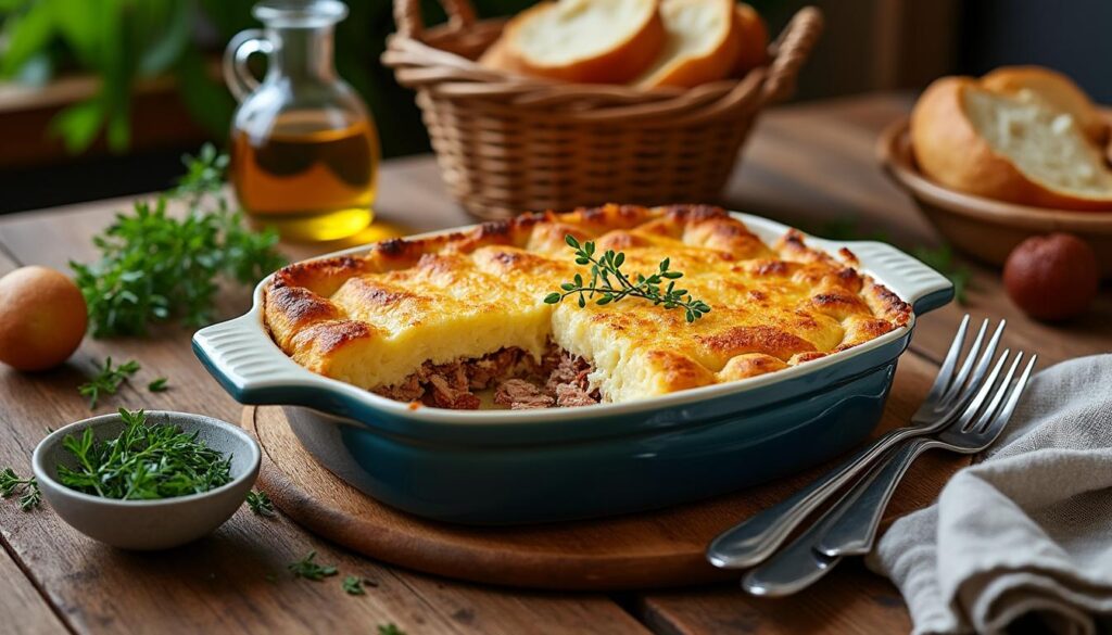 découvrez la recette traditionnelle et facile du parmentier de canard grand-mère, un plat savoureux et réconfortant qui ravira toute la famille.