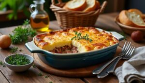 découvrez la recette traditionnelle et facile du parmentier de canard grand-mère, un plat savoureux et réconfortant qui ravira toute la famille.