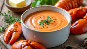 découvrez une recette facile et onctueuse de sauce à la bisque de homard, idéale pour sublimer vos plats de fruits de mer avec une touche gourmande.