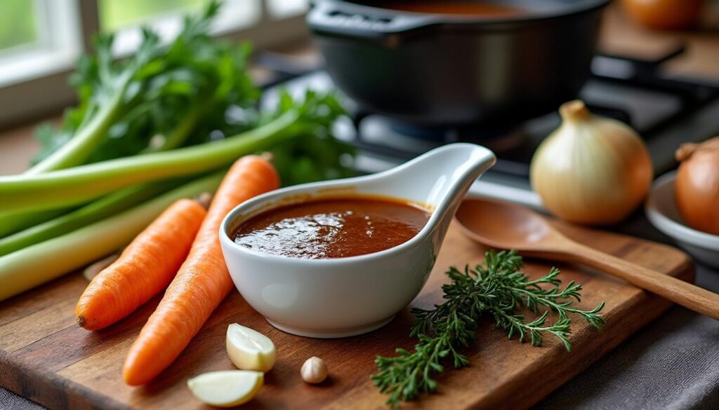 découvrez une recette facile de sauce fond de veau avec des astuces simples pour la réussir parfaitement à chaque fois. apprenez à sublimer vos plats en un rien de temps.