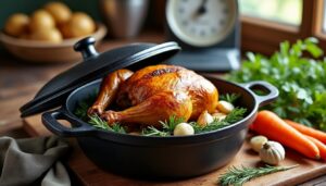 découvrez le temps de cuisson optimal pour une pintade de 1,5 kg en cocotte avec notre guide complet. astuces et conseils pour une viande tendre et savoureuse.