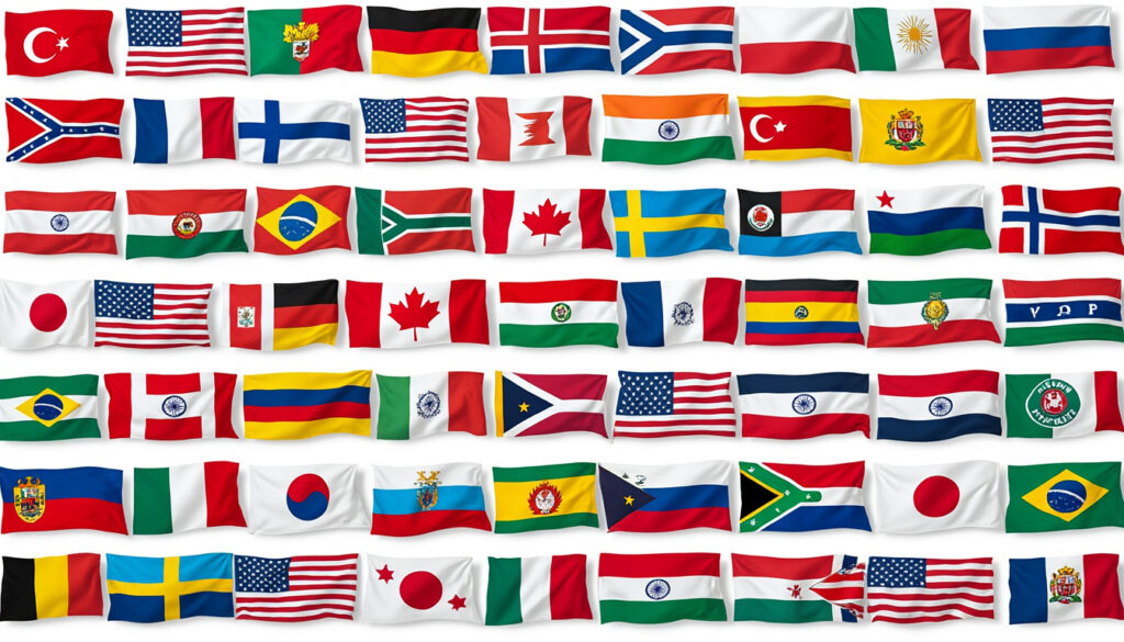 découvrez tous les drapeaux du monde classés par ordre alphabétique, une ressource complète pour explorer les symboles nationaux en un clin d'œil.