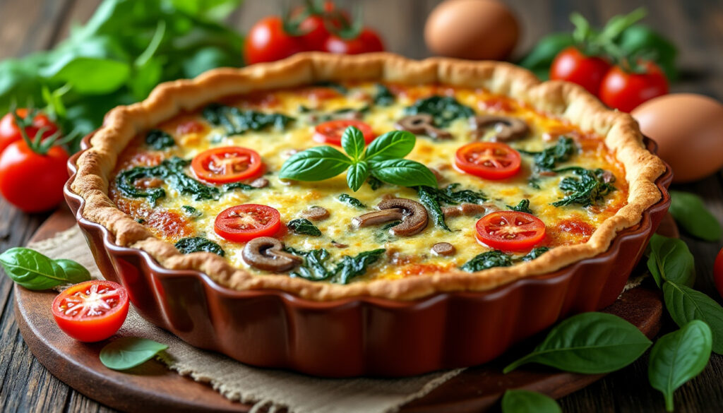 découvrez une recette facile et rapide de quiche sans crème fraîche, légère et savoureuse, parfaite pour un repas sain et gourmand.