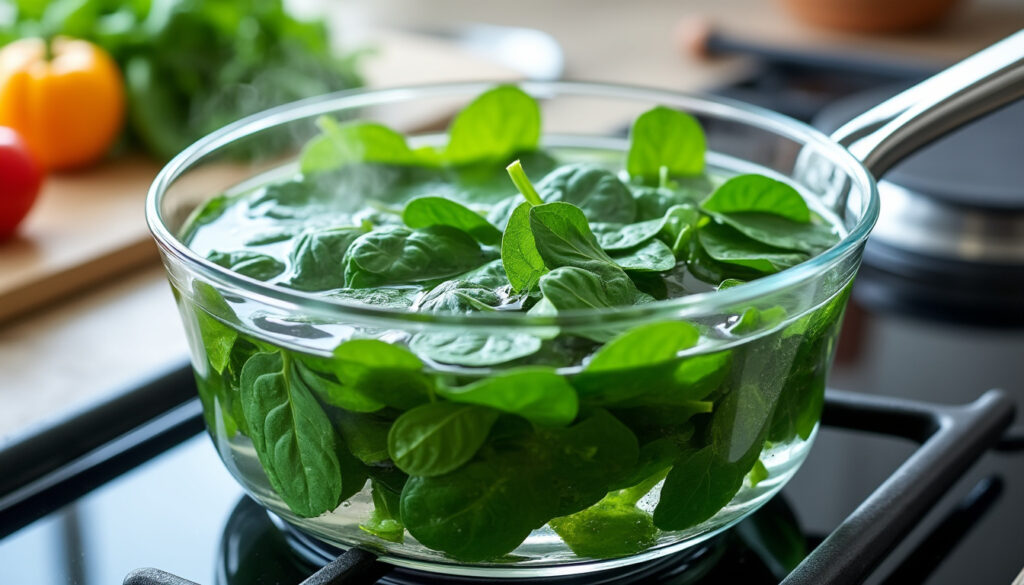 découvrez le temps de cuisson idéal des épinards frais à l'eau grâce à notre guide rapide et efficace pour préserver saveurs et nutriments.