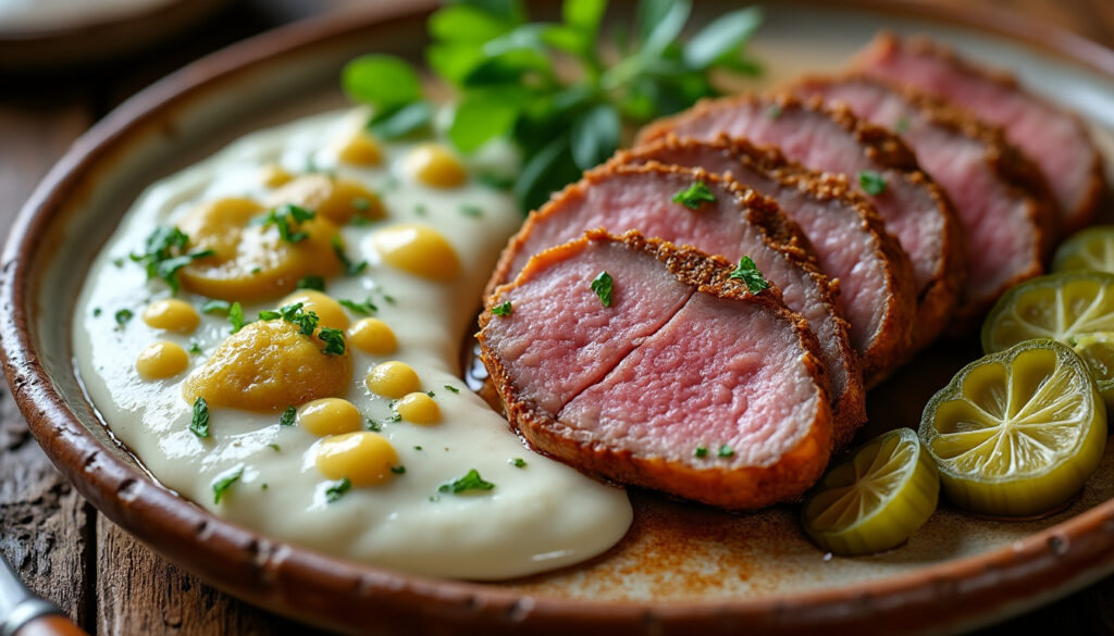 découvrez la recette traditionnelle de la tête de veau avec des conseils pour une cuisson parfaite et une délicieuse sauce gribiche maison.