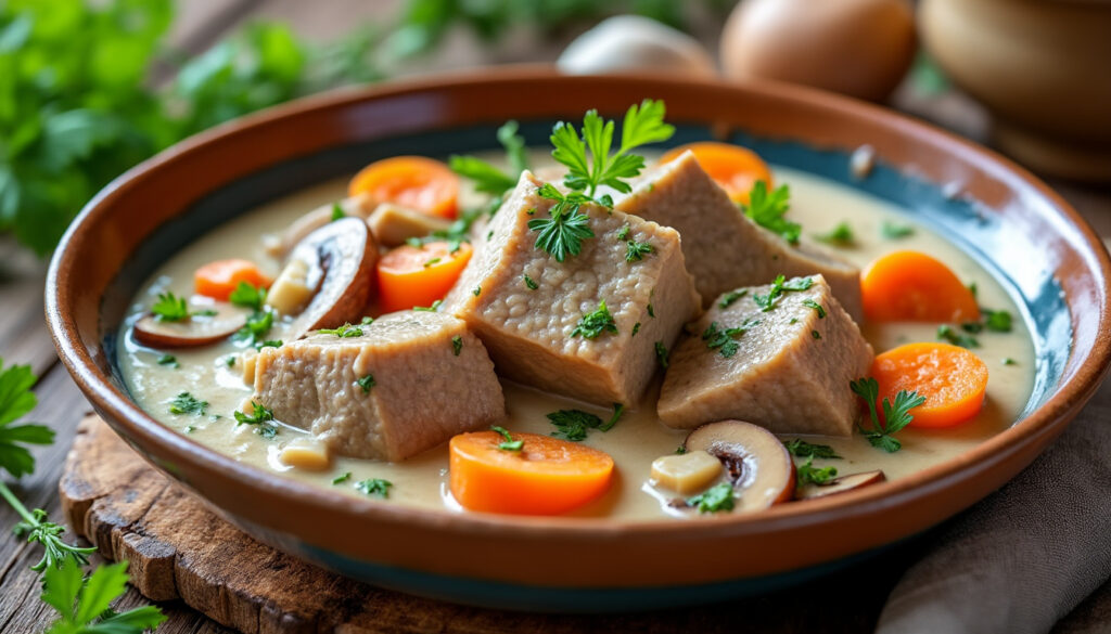 découvrez notre recette facile et savoureuse de blanquette de veau fondante, un classique de la cuisine française pour régaler toute la famille.
