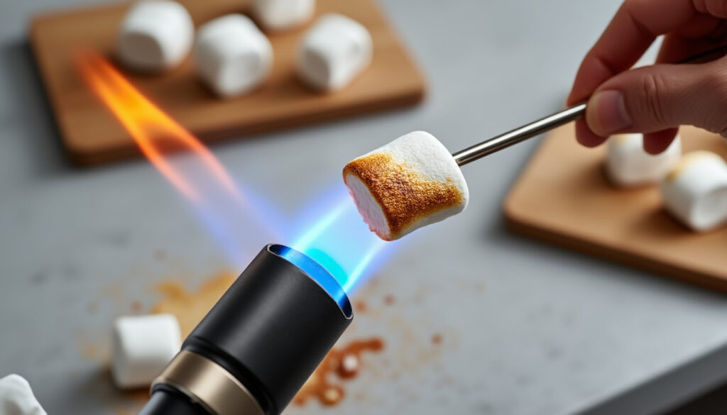 découvrez comment griller parfaitement des chamallows avec un chalumeau de cuisine grâce à notre guide pratique étape par étape, pour des desserts gourmands et réussis.