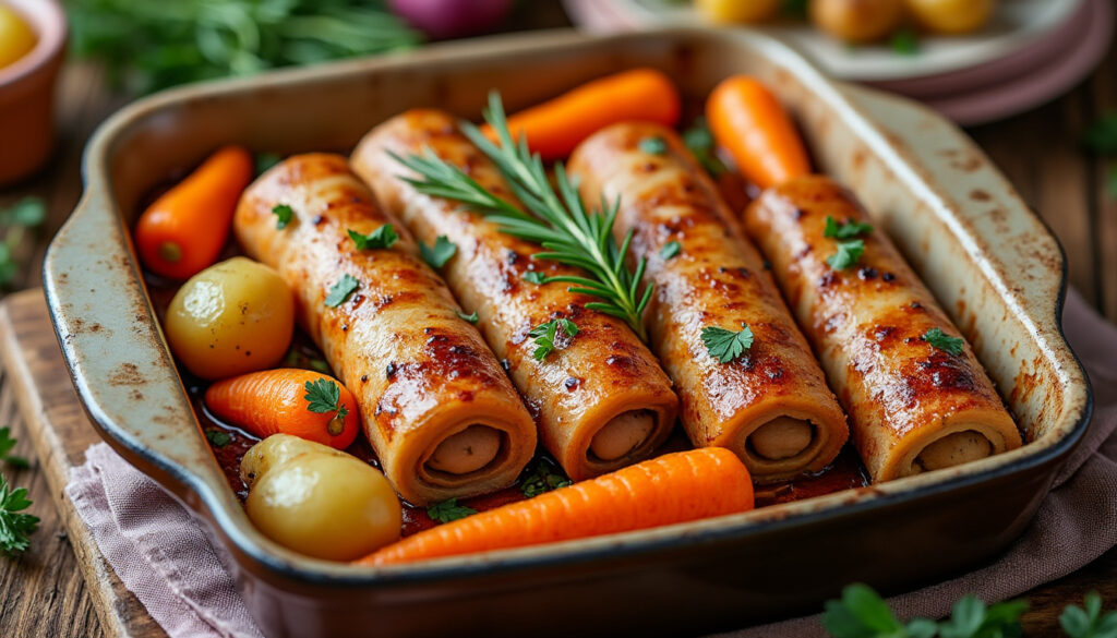 découvrez une recette facile et rapide de paupiette de porc au four, idéale pour un repas savoureux et gourmand en toute simplicité.