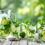 découvrez une recette facile de mojito pour 10 personnes avec tous les ingrédients nécessaires et une préparation simple pour des cocktails rafraîchissants entre amis.