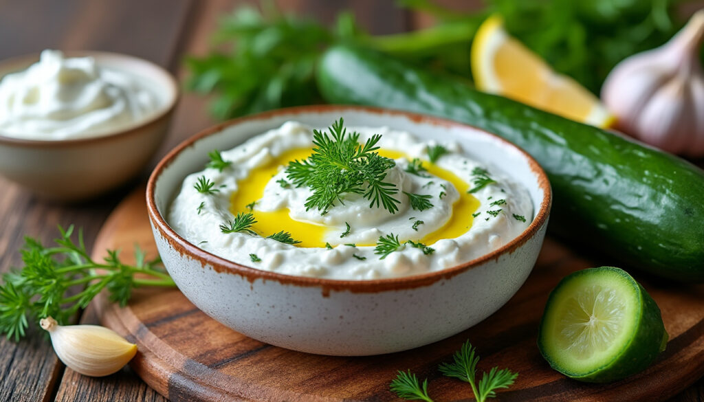 découvrez la recette simple et savoureuse du tzatziki maison sur tonbonbon.fr, parfaite pour accompagner vos plats méditerranéens avec fraîcheur et gourmandise.