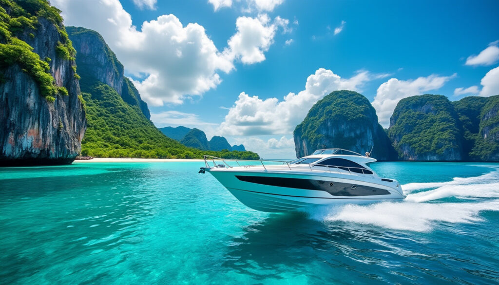 découvrez comment rejoindre maya bay depuis koh phi phi don en bateau rapide, avec des conseils pratiques pour un trajet rapide et sécurisé.
