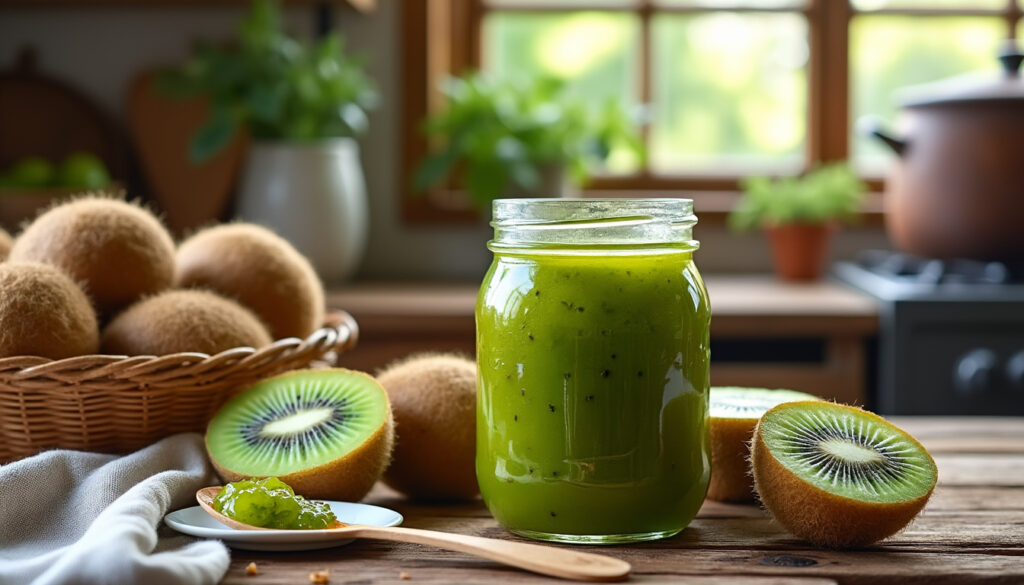 découvrez la recette traditionnelle et naturelle de la confiture de kiwi de grand-mère, facile à réaliser pour des saveurs authentiques et gourmandes.