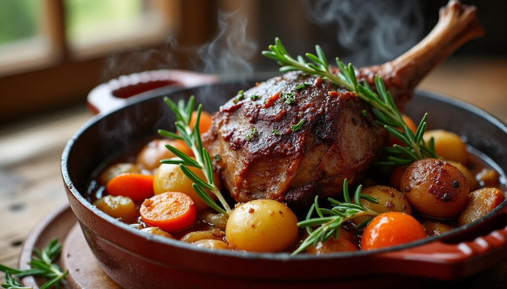 découvrez notre recette facile et savoureuse de cuissot de chevreuil en cocotte, parfaite pour un repas authentique et gourmand.