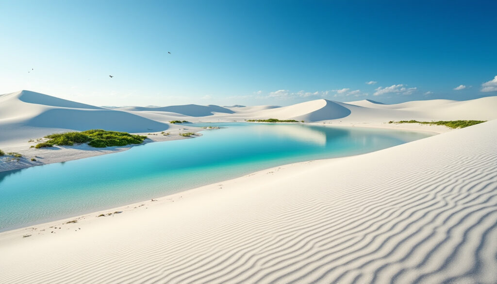 découvrez notre guide complet pour visiter les dunas maranhenses, un lieu unique mêlant dunes de sable blanc et lagunes cristallines. préparez votre voyage avec nos conseils pratiques et incontournables.