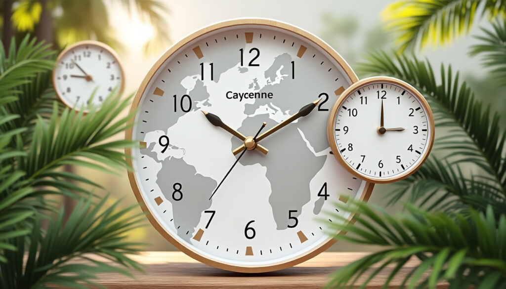 découvrez l'heure exacte à cayenne en 2024, avec le fuseau horaire et le décalage horaire actuels pour planifier vos activités en toute précision.