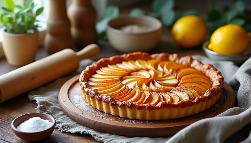 découvrez la recette traditionnelle de la tarte tatin grand-mère, facile et rapide à préparer pour un dessert classique et savoureux.