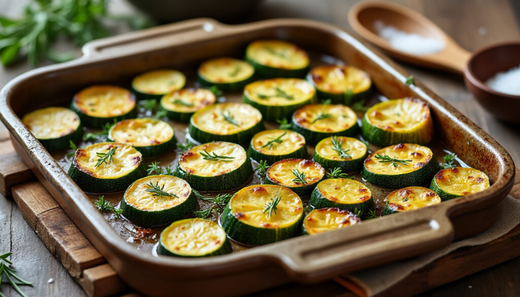 découvrez notre recette simple et rapide de courgettes au four, une préparation savoureuse et facile à réaliser pour un repas sain et délicieux.