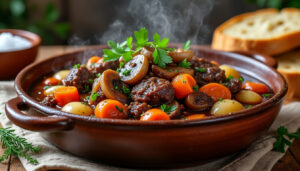 découvrez notre recette traditionnelle facile du boeuf bourguignon de grand-mère, un plat savoureux et authentique pour régaler toute la famille.