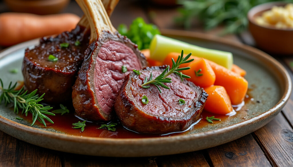 découvrez une recette facile de jarret de bœuf à cuisson lente pour une viande fondante et savoureuse, idéale pour un repas réconfortant.
