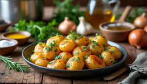 découvrez une recette facile de pommes de terre grenaille et nos conseils pour réussir leur cuisson à la perfection, pour un accompagnement savoureux et rapide.