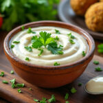 découvrez une recette simple et rapide de sauce falafel à base de yaourt, tahini et herbes fraîches, idéale pour accompagner vos plats méditerranéens.