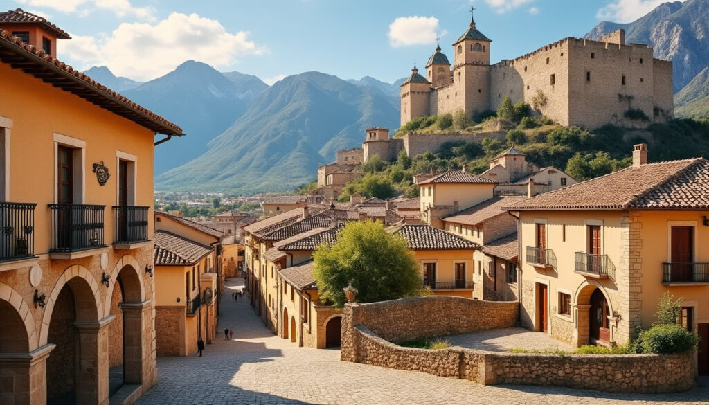 découvrez aínsa-sobrarbe, village médiéval des pyrénées aragonaises : ruelles historiques, château, paysages et conseils pratiques pour organiser votre visite.